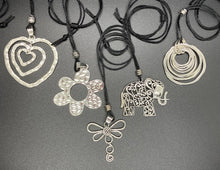 Load image into Gallery viewer, Handmade Pendant Necklaces - Silver
