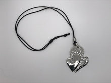 Load image into Gallery viewer, Handmade Double Hearts Necklace
