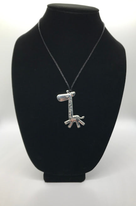 Handmade Giraffe Pendant Necklace