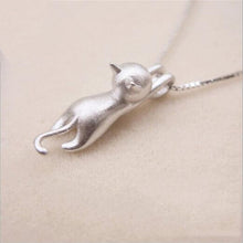 Load image into Gallery viewer, Hanging Cat Necklace
